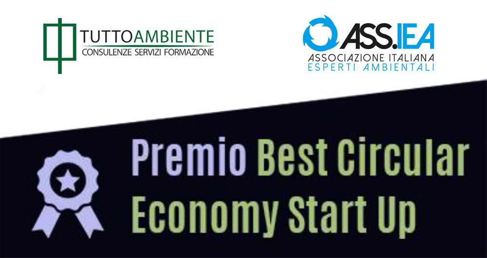 Logo Premio Best Circular Economy Start Up,